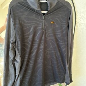 J.Lindeberg Men's Charcoal Gray Patterned Jacket